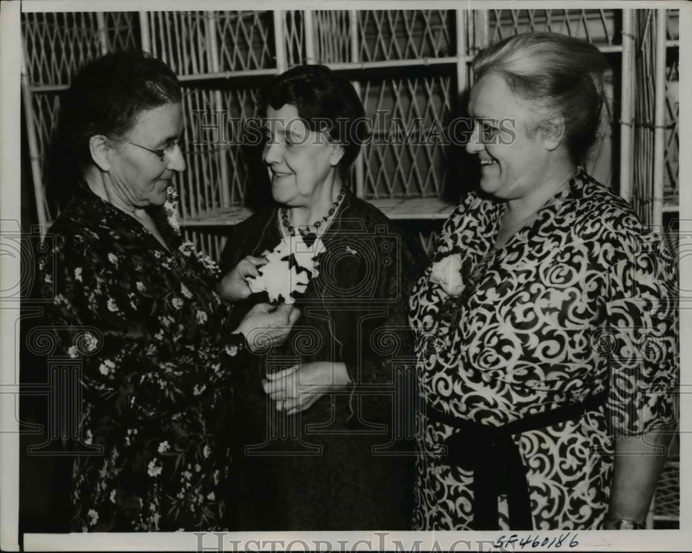 1937 Press Photo Louise Taft Ida Wise Smith & Mrs D Leigh Colvin - nef01829 - Historic Images
