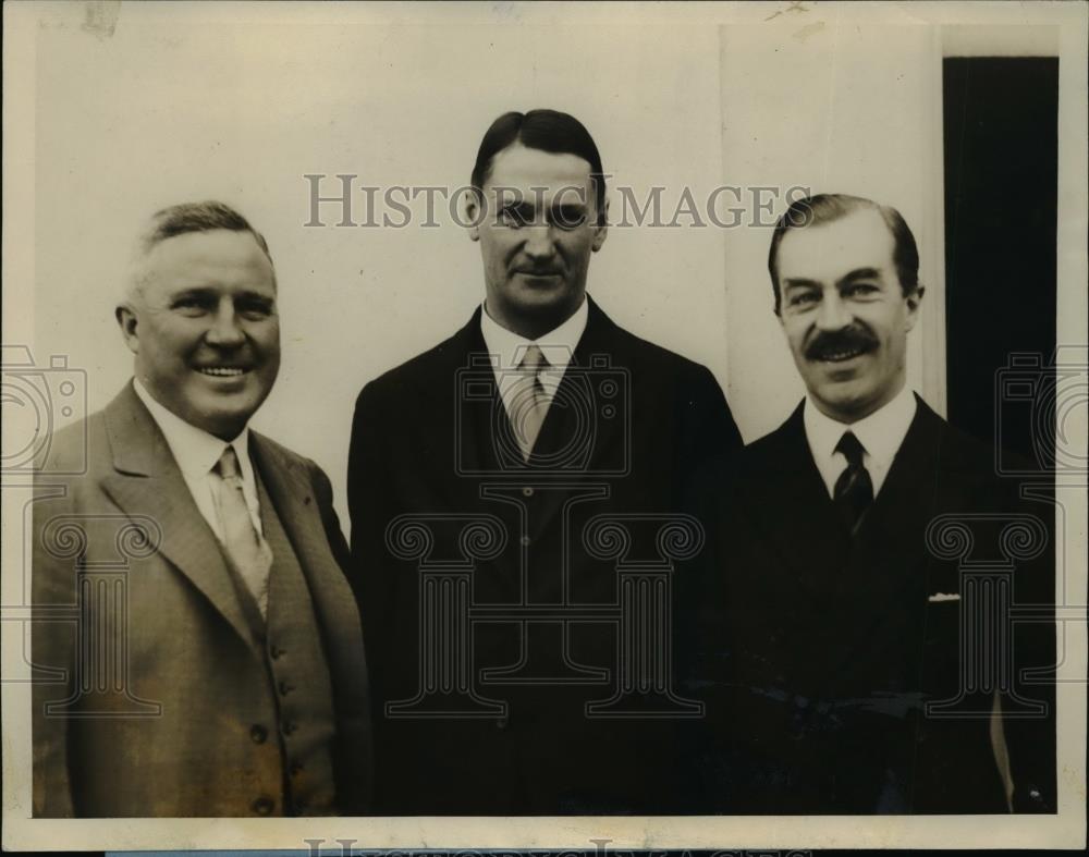 1928 Press Photo Members of South African Parliament toured United States - Historic Images