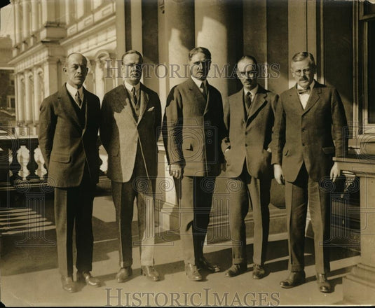 1925 Press Photo Members of the Board of Review pf Foreigh Service Personnel - Historic Images