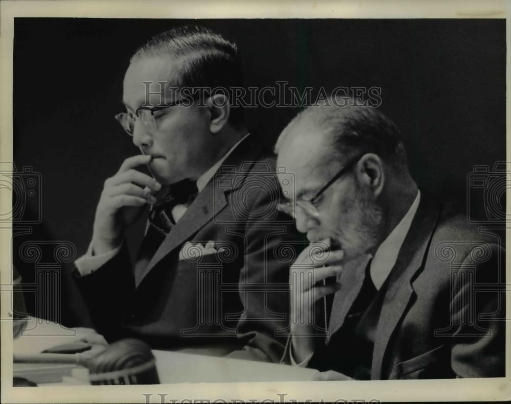 1962 Press Photo United Nations Secretary General U Thant &amp; Zafrullah Khan - Historic Images