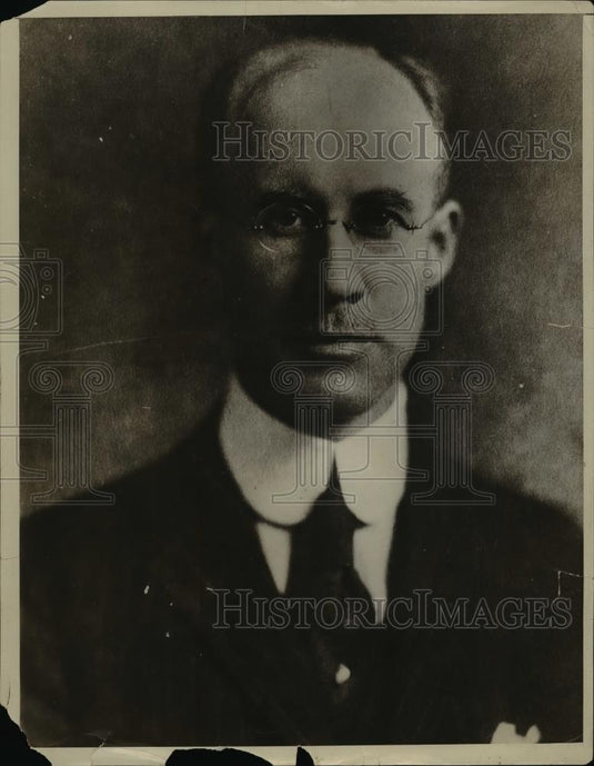 1921 Press Photo Dr CE Gehlke of Western Reserve University Cleveland OH - Historic Images