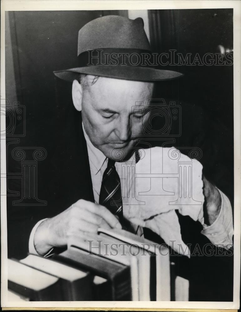 1938 Press Photo Former University of California Auditor Erle Richardson - Historic Images