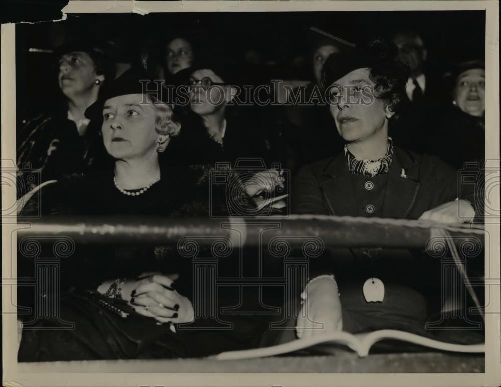 1936 Press Photo Mrs William Stachole &amp; Mrs Frederick Rham - nee95079 - Historic Images