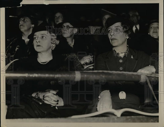 1936 Press Photo Mrs William Stachole & Mrs Frederick Rham - nee95079 - Historic Images