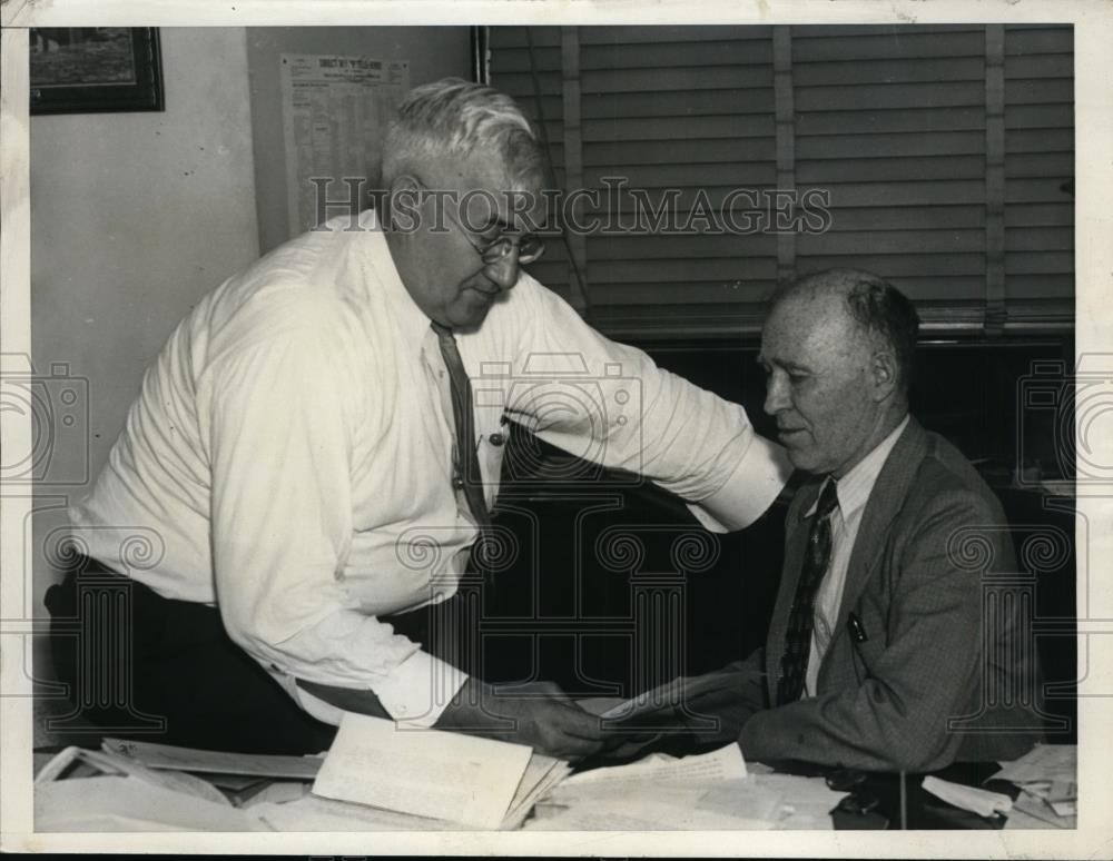 1936 Press Photo Rep William Lemke Union Party Presidential Candidate - Historic Images