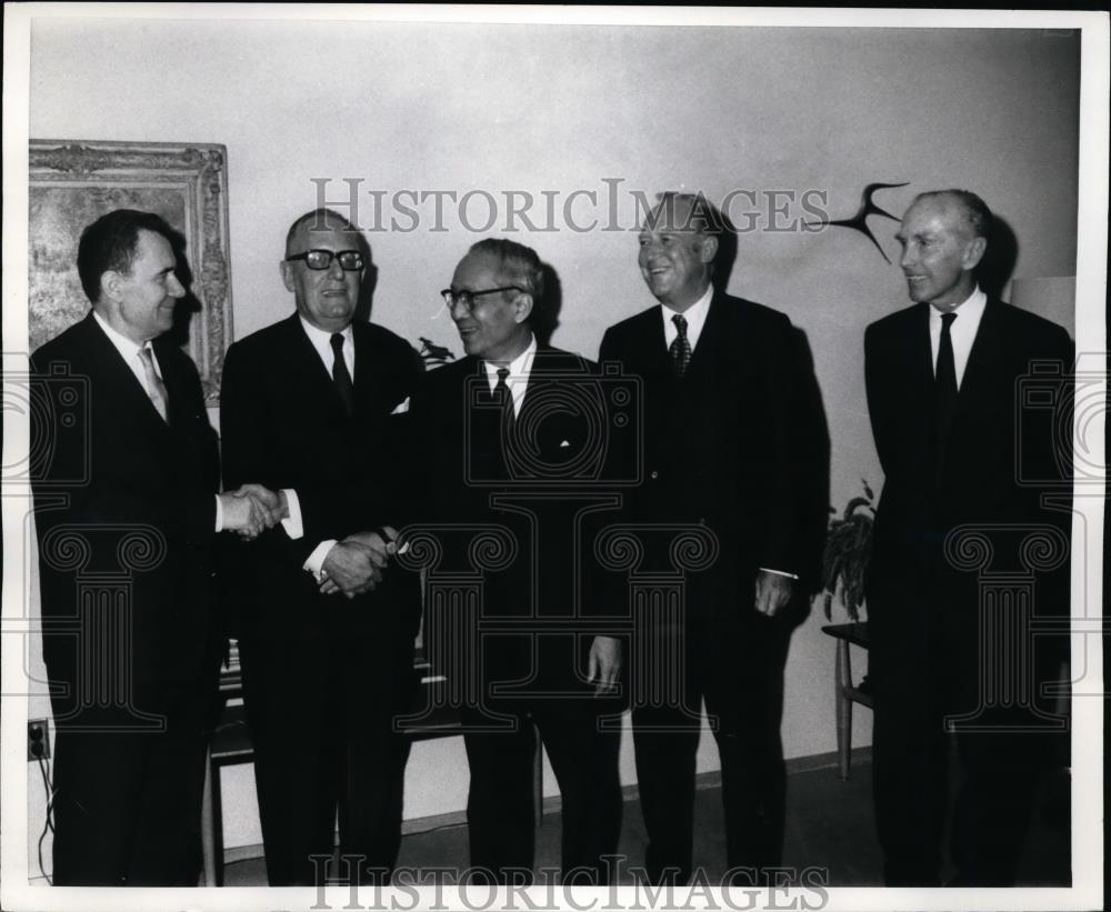 1970 Press Photo UN Secretary General U Thant Hosts Dinner for Foreign Ministers - Historic Images