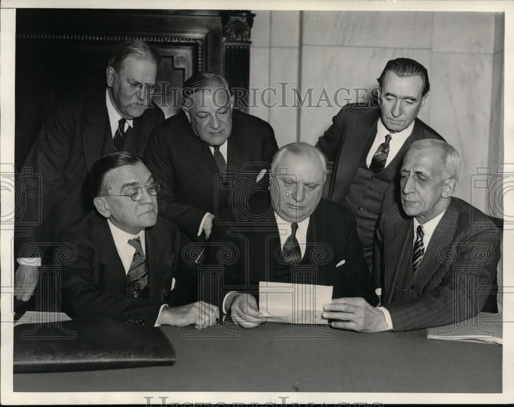 1934 Press Photo Senate Judiciary Sub-Committee Opened Hearings - nee93969 - Historic Images