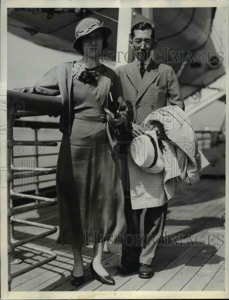 1935 Press Photo Baron Ino Dan director of Society of Int'l Cultural Relation - Historic Images