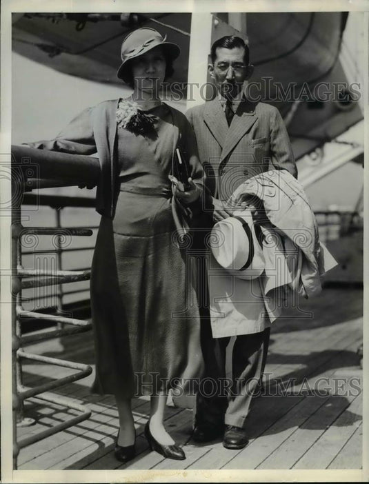 1935 Press Photo Baron Ino Dan director of Society of Int'l Cultural Relation - Historic Images