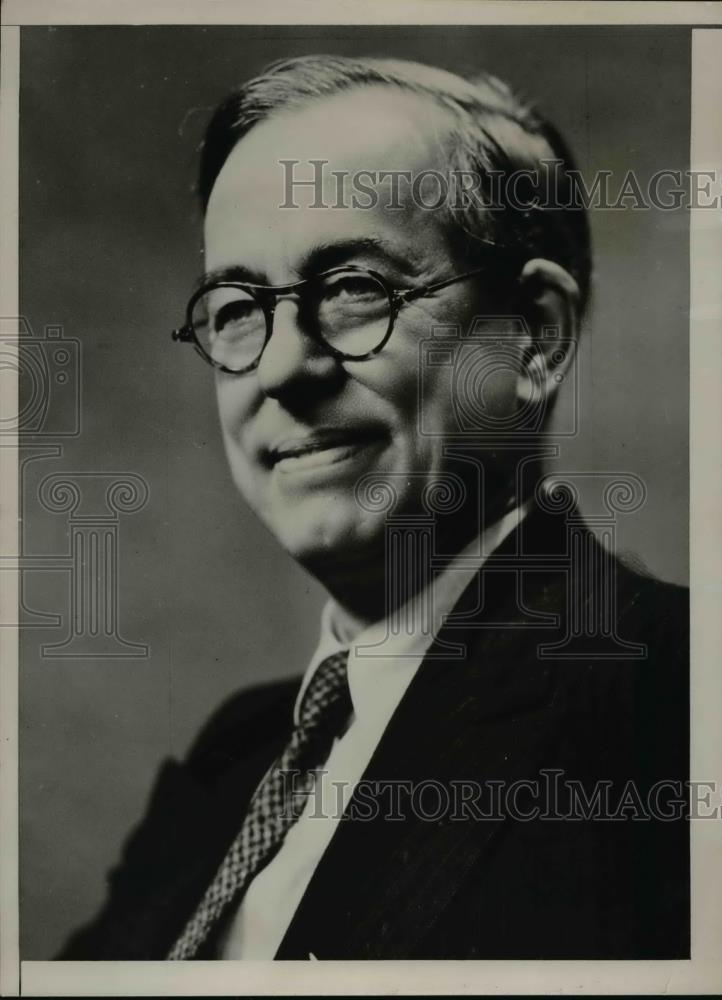 1936 Press Photo Prof. Walter Pitkin Author Of "Life Begins" - nee96452 - Historic Images