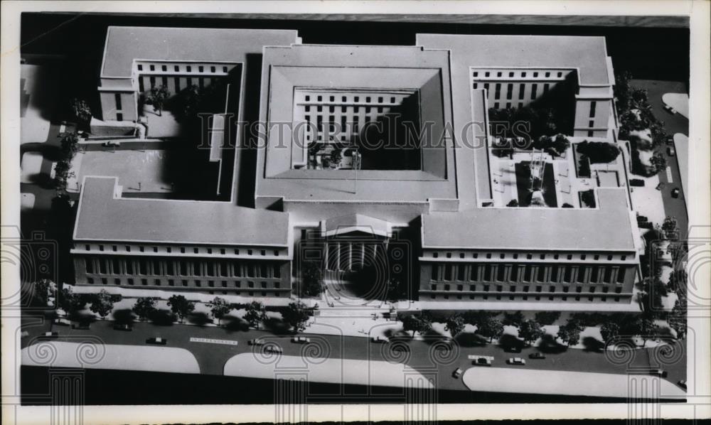 1960 Press Photo The House Office Building Model - nee96560 - Historic Images