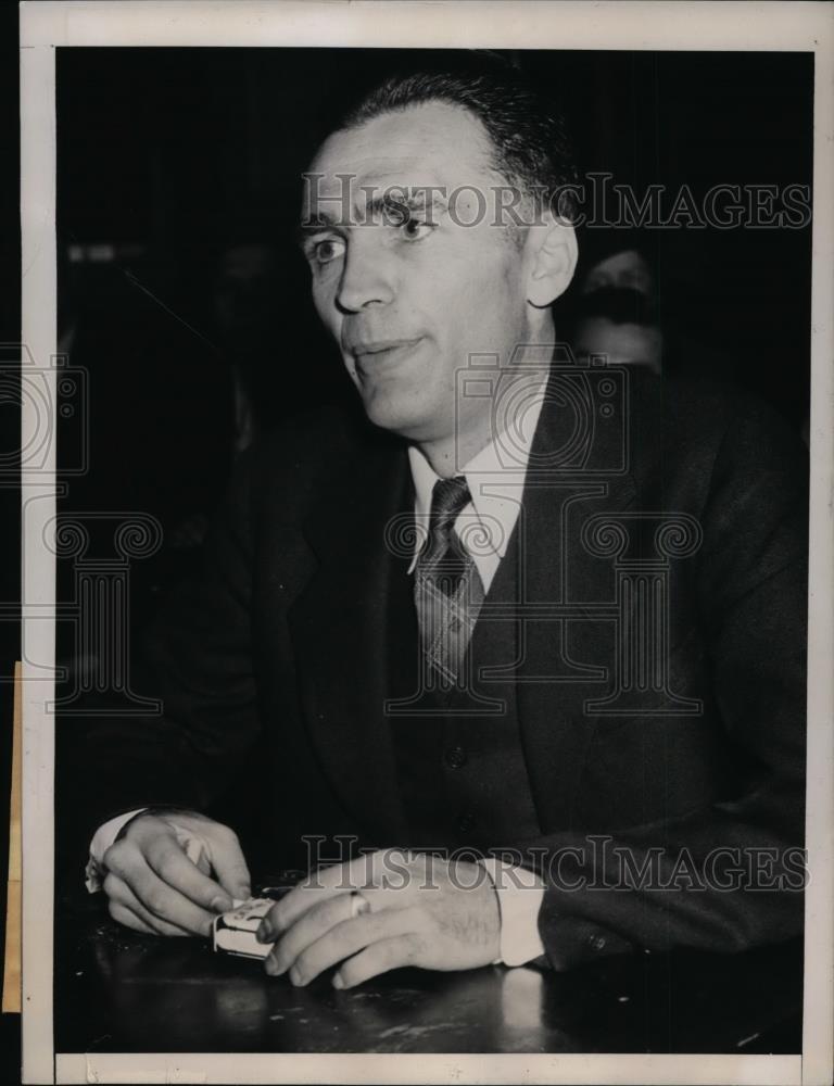 1939 Press Photo William G.Ryan, Communist at Dies Committee - nee94913 - Historic Images