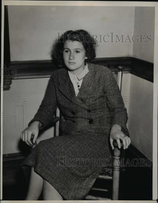 1938 Press Photo Hazel Talbot,testified in the Francis M Carroll slaying trial - Historic Images