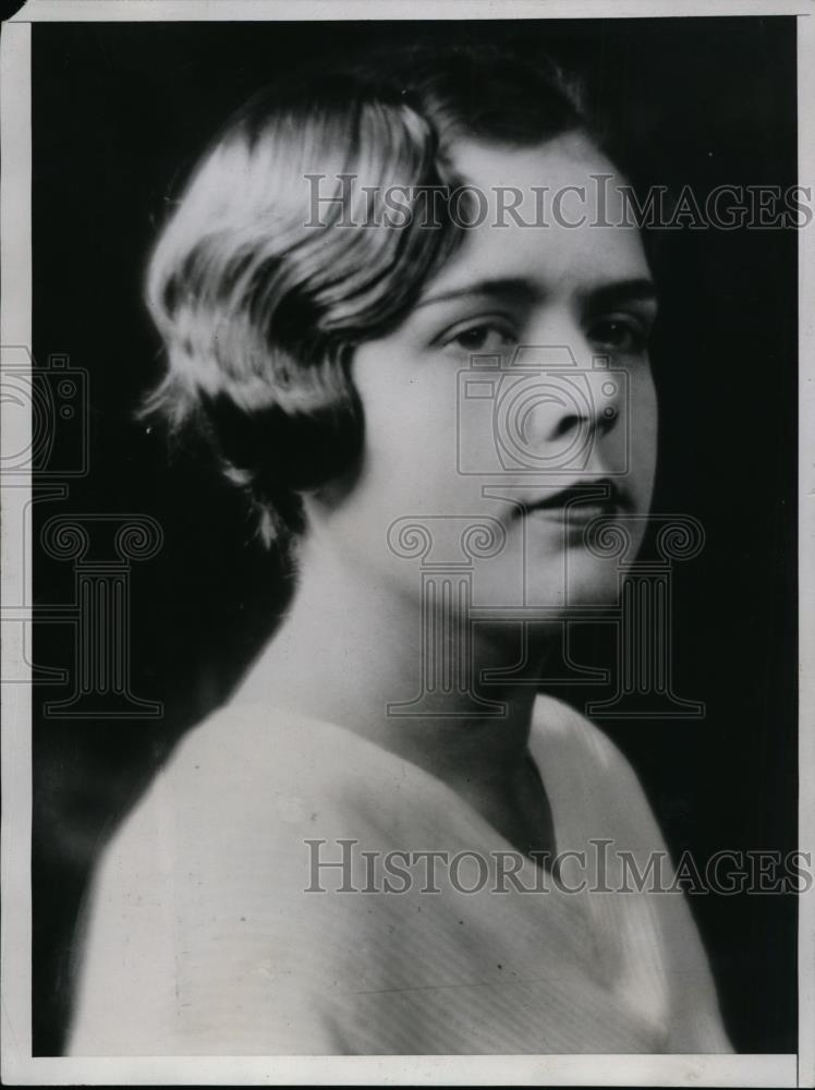 1934 Press Photo Miss Beatrice Kearney Will Become The Bride Of Harvey Couch - Historic Images