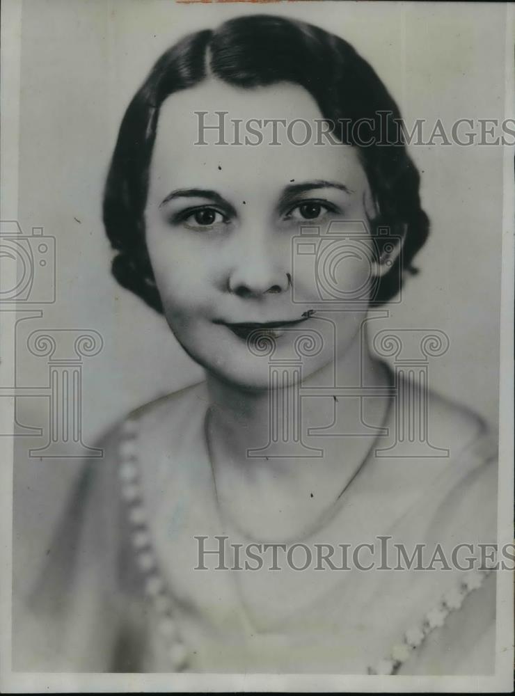 1934 Press Photo Bessie Barry Kennedy testifies at trial of Dr Sarah Ruth Dean - Historic Images