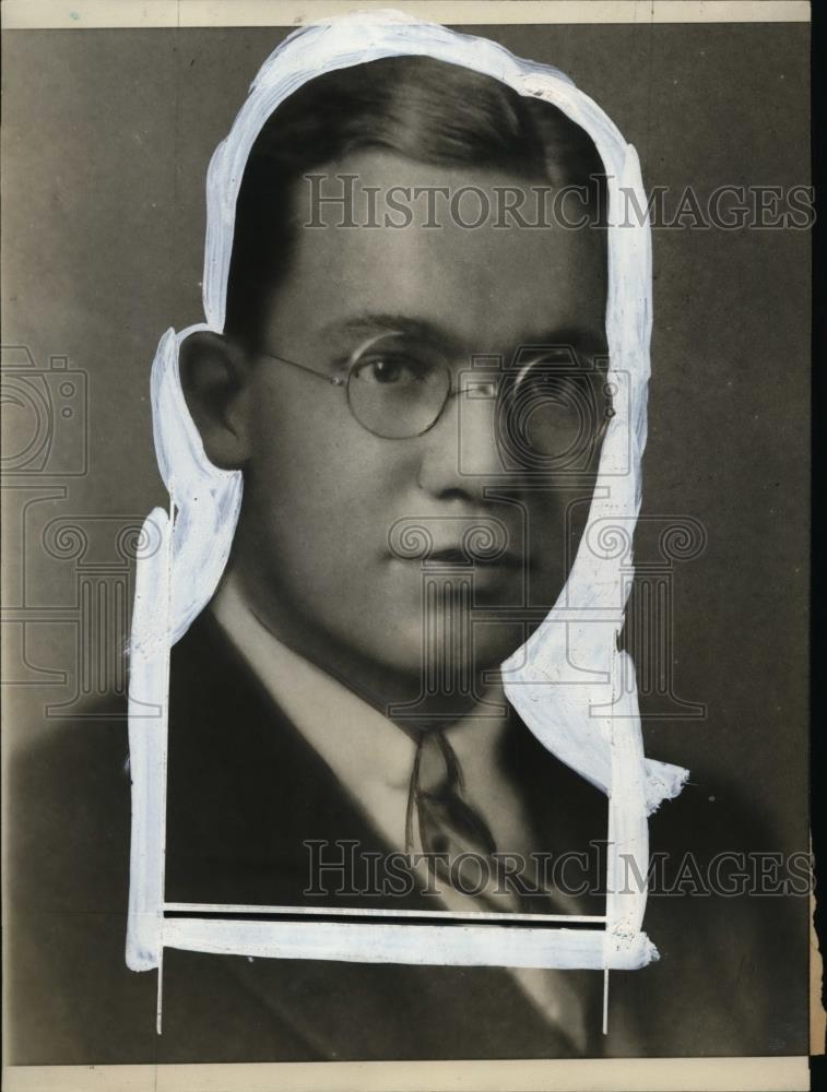 1929 Press Photo CF Canfield Courier of the City of San Francisco missing - Historic Images