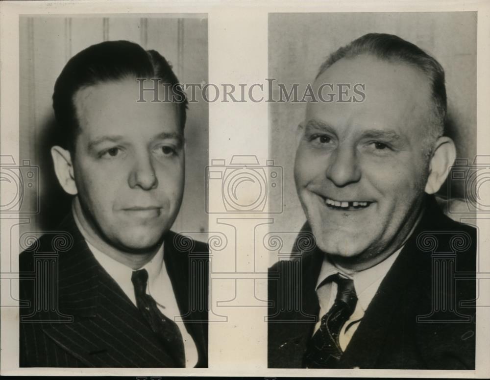 1939 Press Photo Charles M.Ditch and Alex J.McCrea in oil well investment - Historic Images