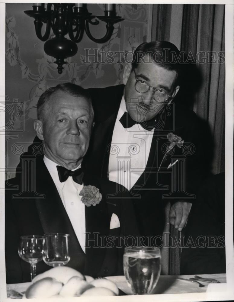 1941 Press Photo Dr Frank Leahy &amp; Dr William Skipp attend AMA Convention - Historic Images