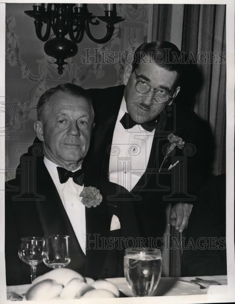 1941 Press Photo Dr Frank Leahy & Dr William Skipp attend AMA Convention - Historic Images