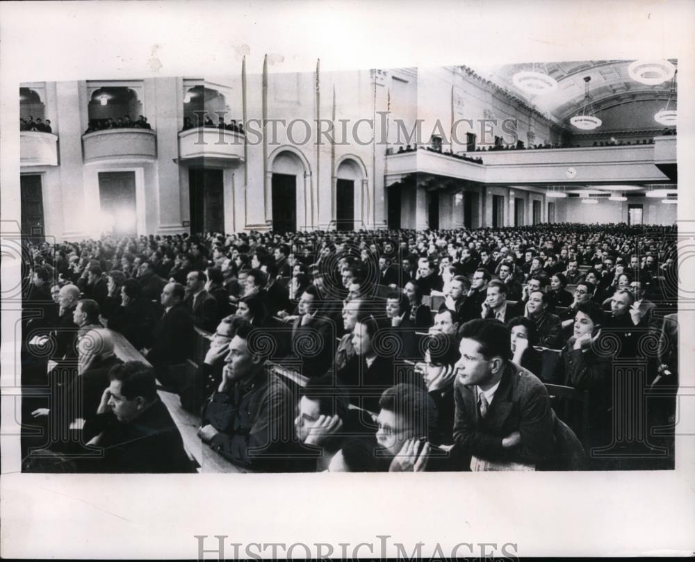 1952 Press Photo Last Congress of the Russian Communist Party in 1939 - Historic Images