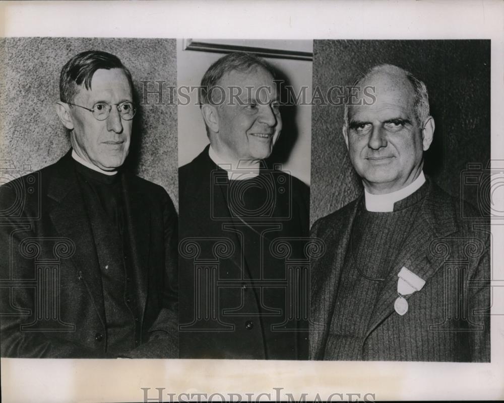 1937 Press Photo Bishop McDowell, Bishop Perry, And Bishop Stevens - nee94499 - Historic Images