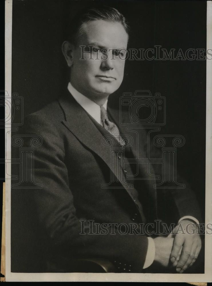 1934 Press Photo Chief Justice Fletcher Riley of the Oklahoma Supreme Court - Historic Images