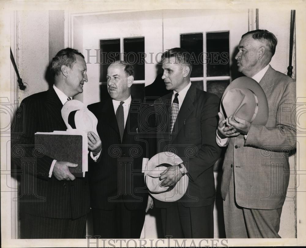 1950 Press Photo Connecticut Democratic Congressional Candidates at White House - Historic Images