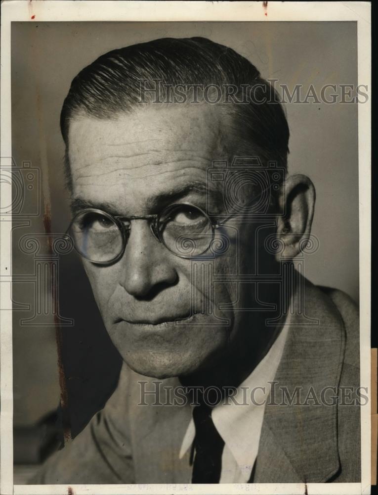 1936 Press Photo William McReynolds Administrative Assistant to Treasury Sec - Historic Images