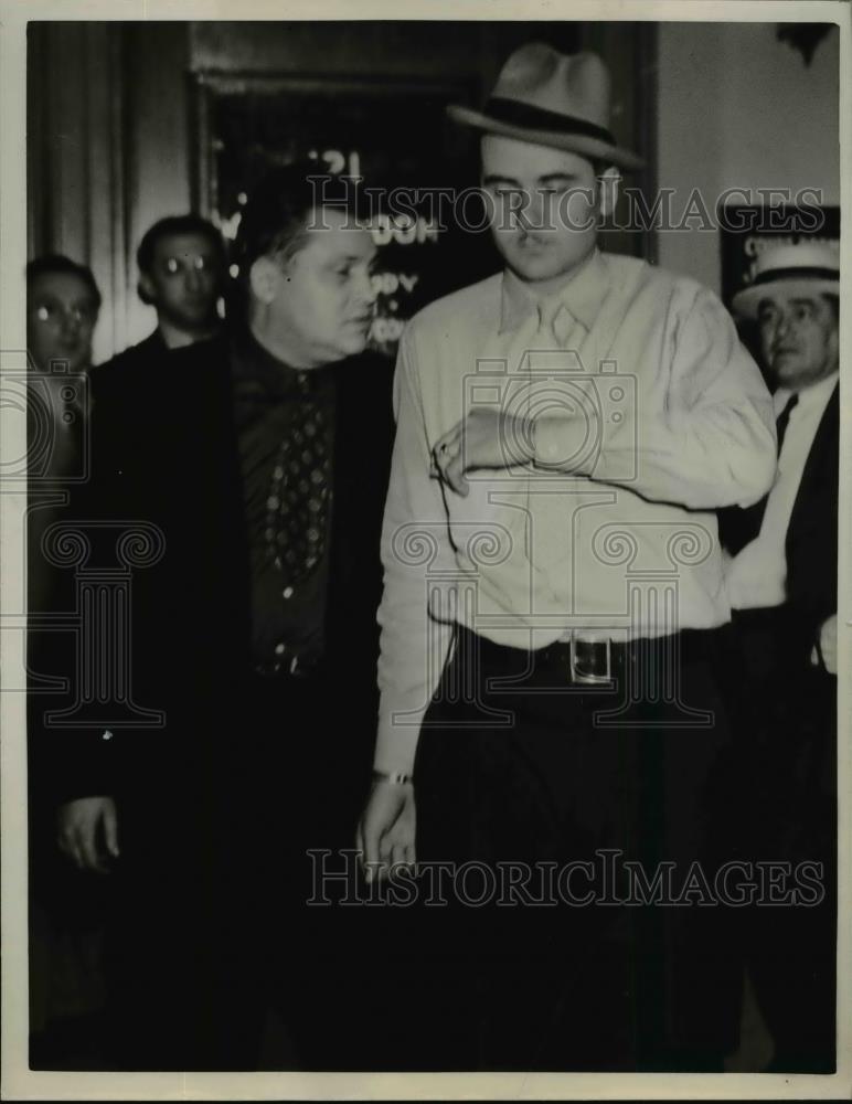 1937 Press Photo Harold Richter taken form the Ford Riot Grand Jury - nee95803 - Historic Images