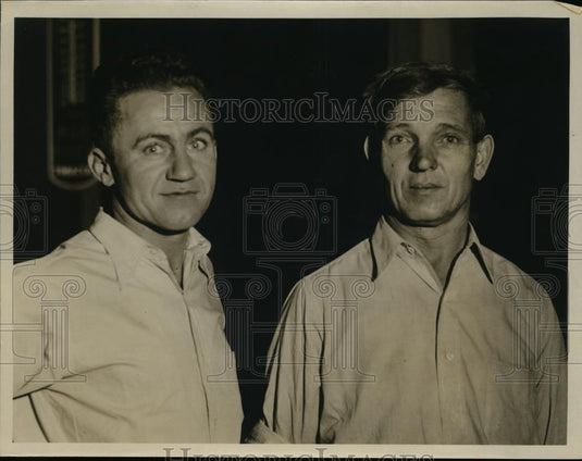 1939 Press Photo George L.Pichak and Max Sirmek - nee96508 - Historic Images