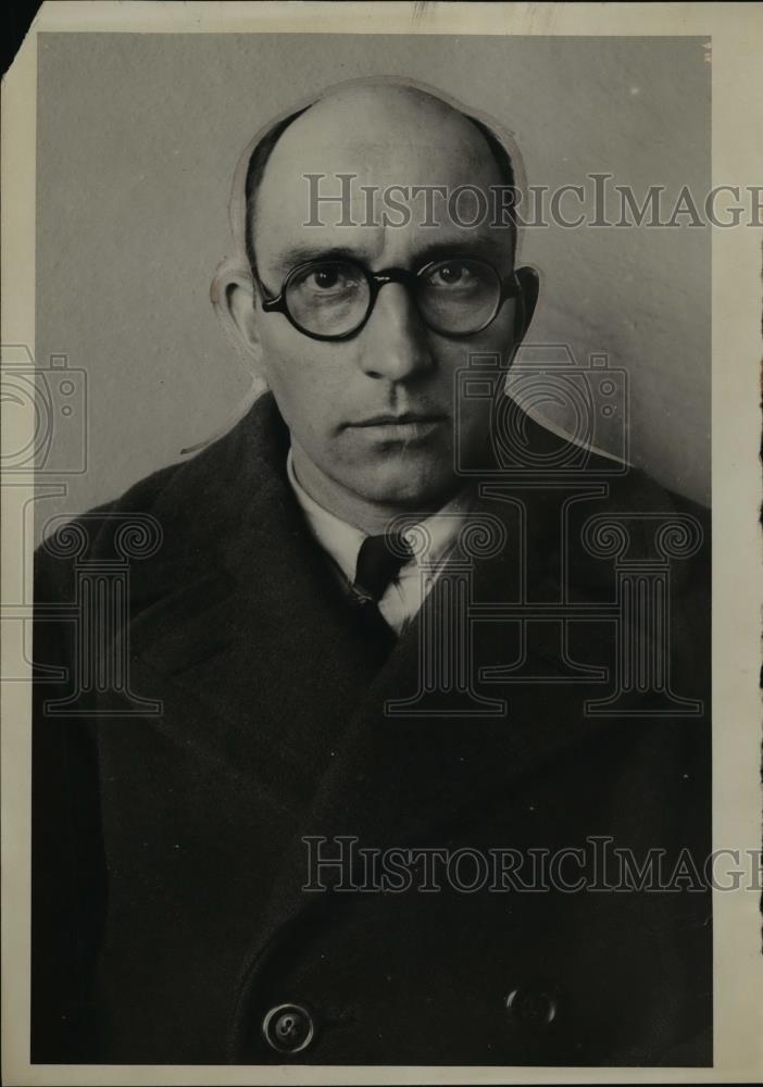 1928 Press Photo Leon Longley with Twin looks alike and write alike - nee96395 - Historic Images