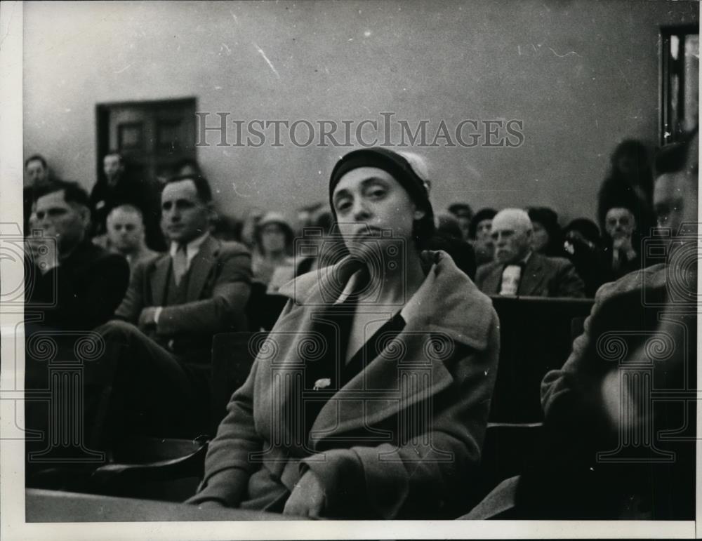 1933 Press Photo Luella Pearl Hammer awaiting sentencing on kidnapping charges - Historic Images