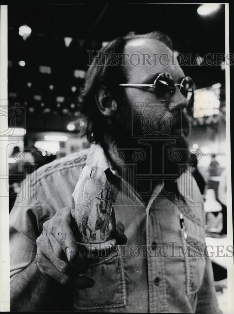1980 Press Photo Artist Smitty Graham - spa22241 - Historic Images