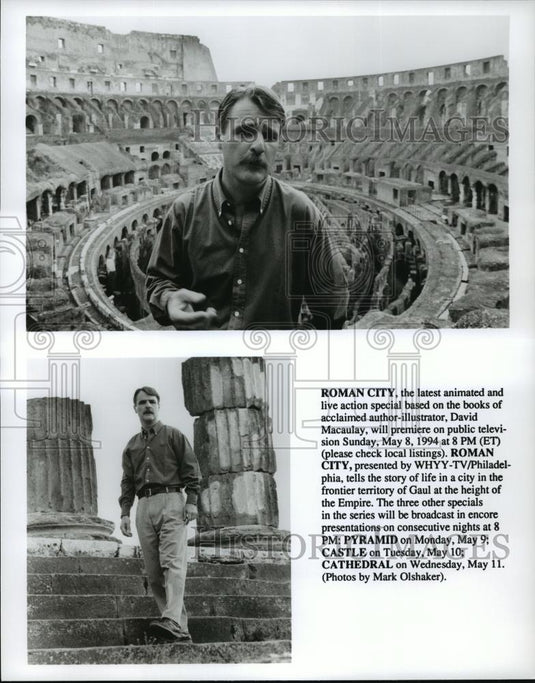 Press Photo Roman City-David Macaulay - cvb73964 - Historic Images