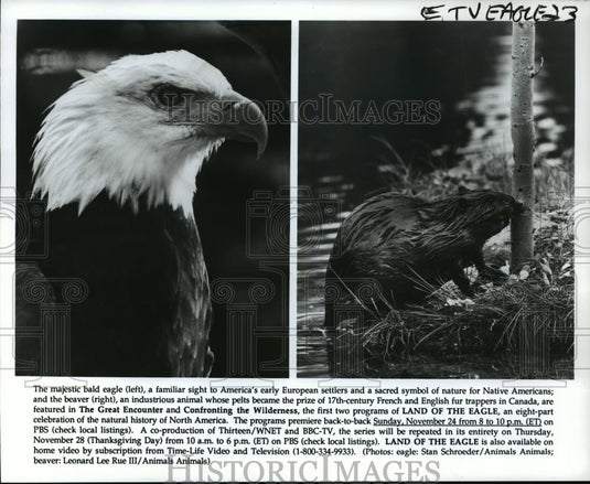 Press Photo PBS presents The Great Encounter and Confronting the Wilderness - Historic Images