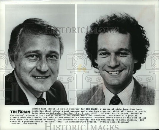 Press Photo The Brain a series of 8 hour long documentaries on PBS - cvb73900 - Historic Images