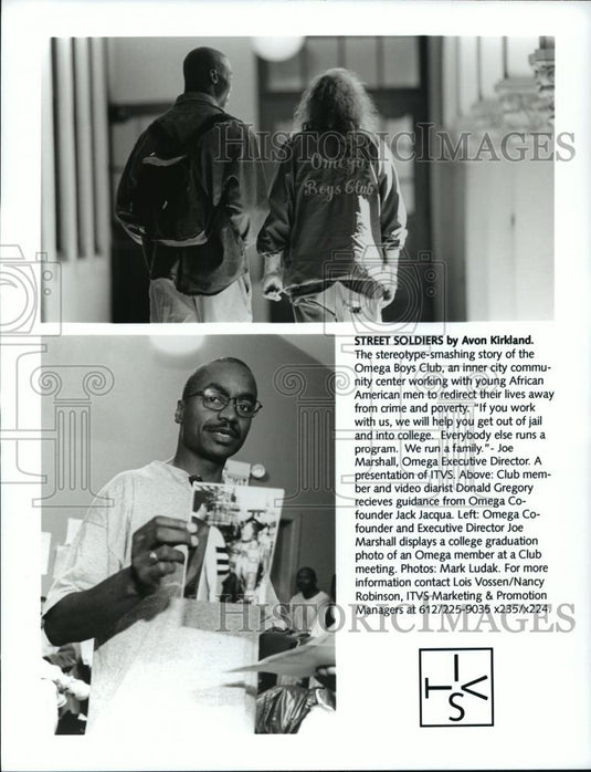 Press Photo Street Soldiers by Avon Kirkland- - cvb74660 - Historic Images