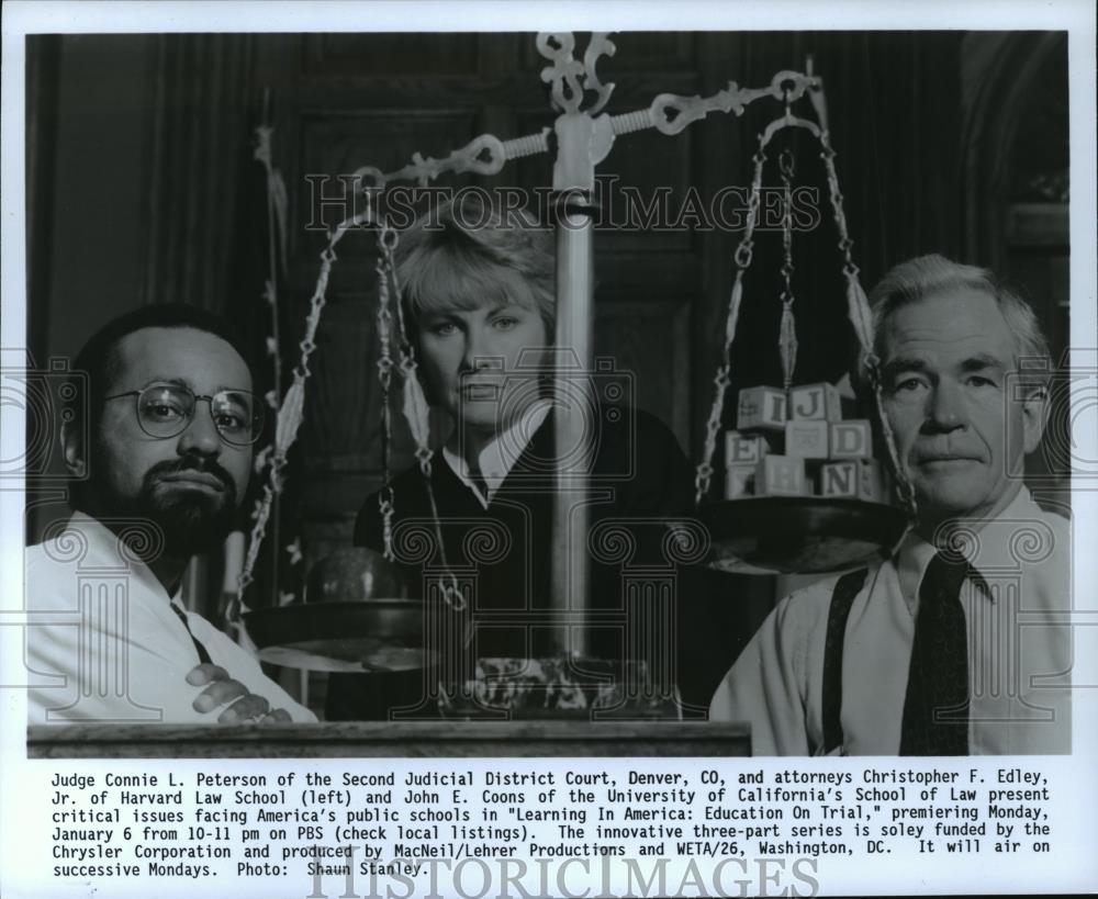 Press Photo PBS presents &quot;Learning in America: Education On Trial&quot; - cvb73863 - Historic Images