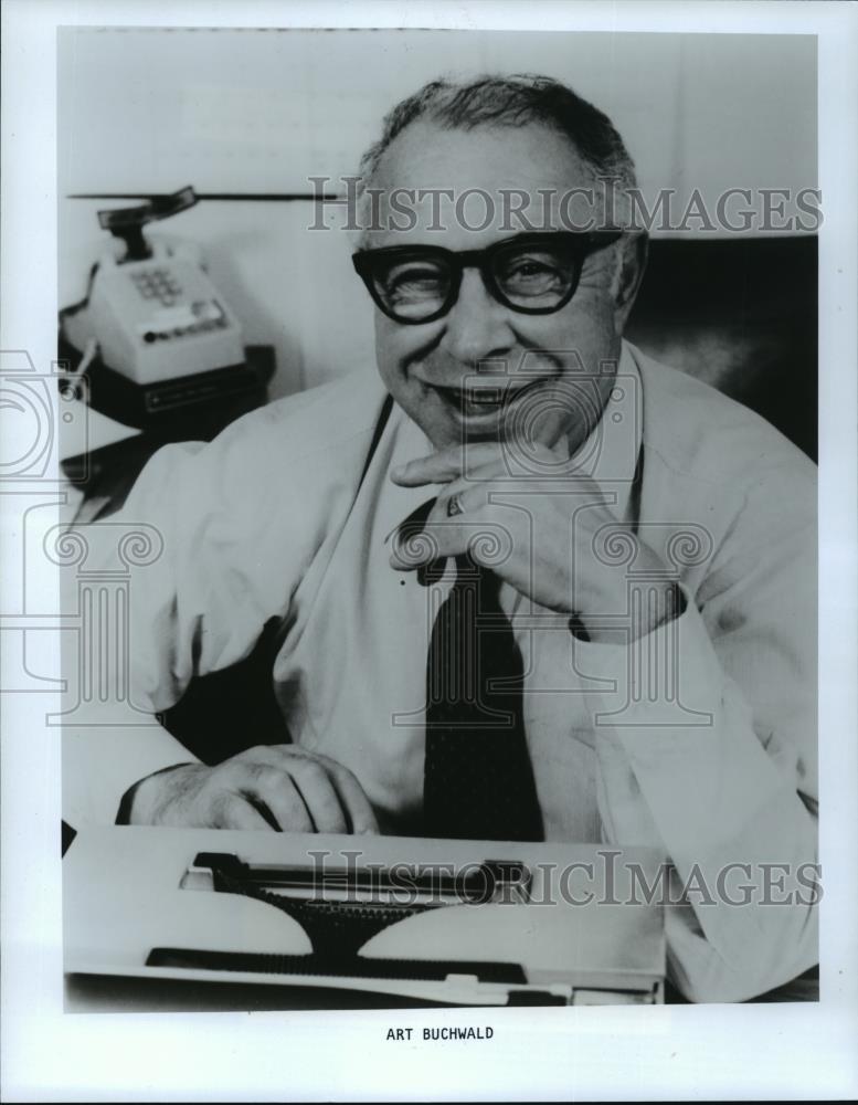 1987 Press Photo Art Buchwald - cvb74423 - Historic Images