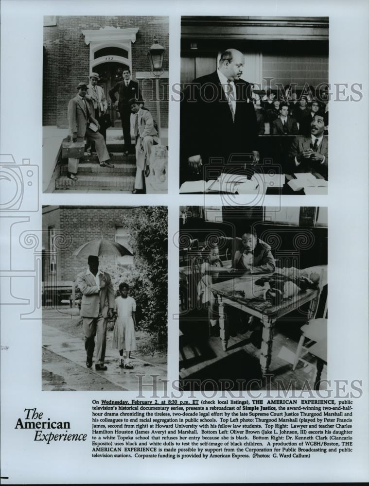 Press Photo PBS presents THE AMERICAN EXPERIENCE: Thurgood Marshall - cvb74439 - Historic Images