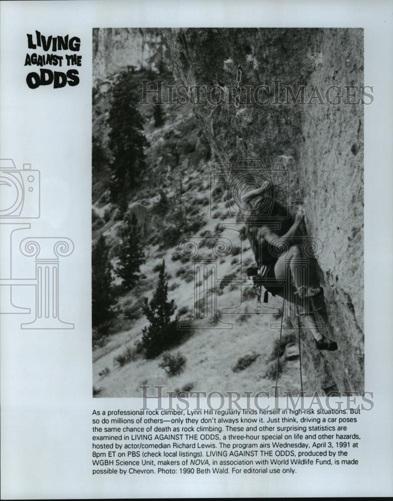 1991 Press Photo Living Against the Odds -special on Life and other hazards. - Historic Images