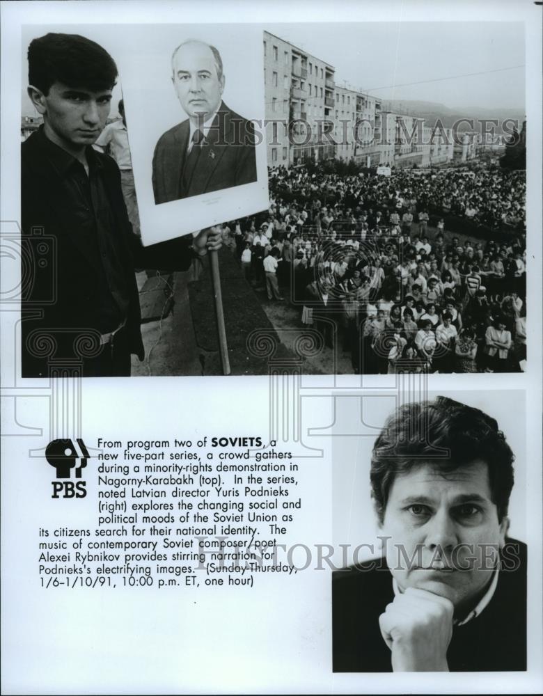1991 Press Photo Soviets new five part series. - cvb74474 - Historic Images