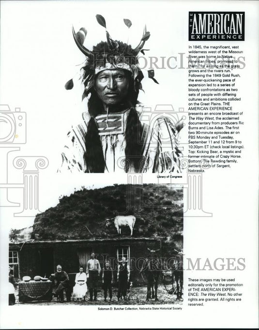 Press Photo The American Experience- The Way West - cvb74497 - Historic Images