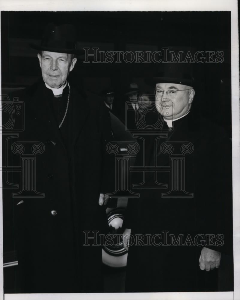 1946 Press Photo New York Archbishops John J. Glennon, Francis Spellman of NYC - Historic Images