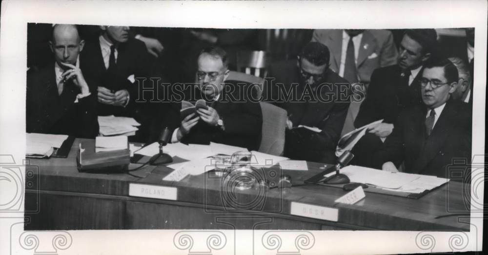 1946 Press Photo New York UN Security Council adopts new working rules NYC - Historic Images