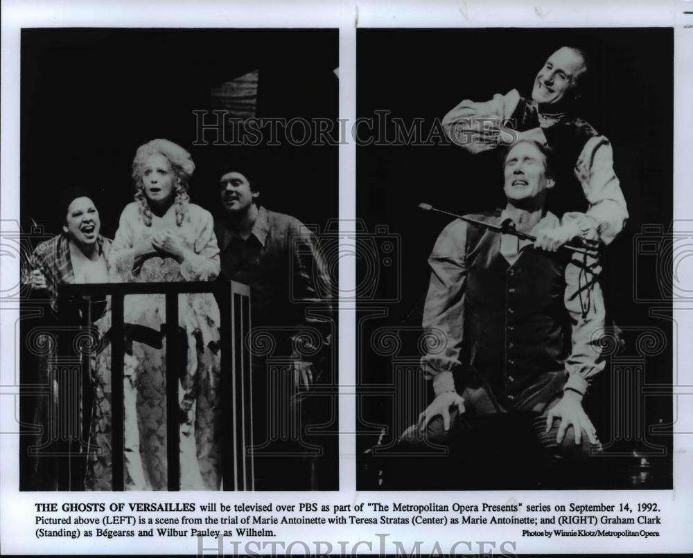 1992 Press Photo The Ghosts of Versailles will be televised over PBS. - Historic Images