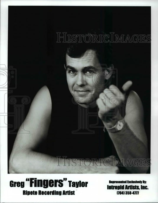 1999 Press Photo Musician Greg "Fingers" Taylor - cvb67950 - Historic Images