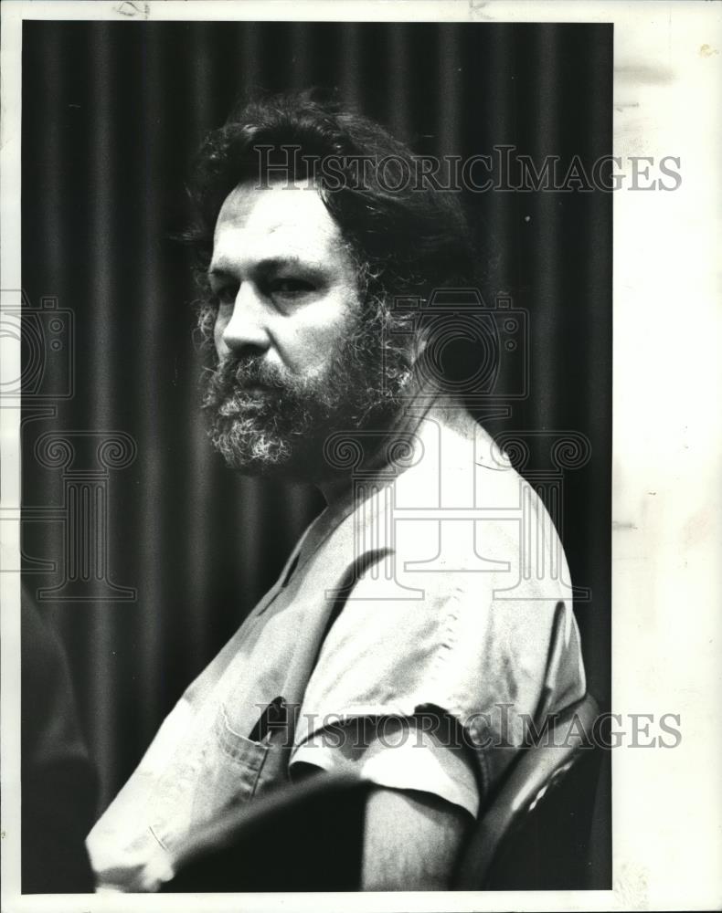 1985 Press Photo Kent Malcolm at pre trial hearing - cvb72987 - Historic Images