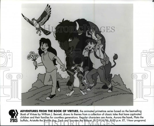 Press Photo Adventures from the Book of Virtues by William J. Bennett - Historic Images