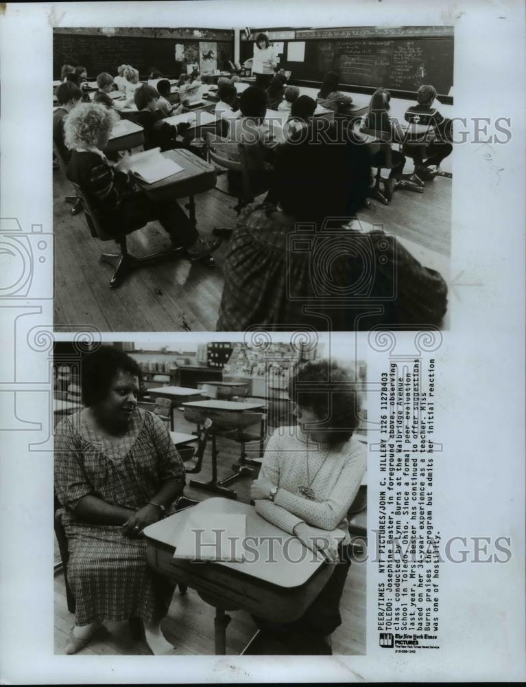 1984 Press Photo Josephine Bester, Teacher - cvb68018 - Historic Images